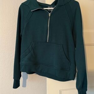 Danskin Deep Teal Women's Half-Zip Hoodie